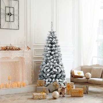 2dekans | Coast Kunstkerstboom - Wit Besneeuwd - MET Premium, Ophalen of Verzenden, Zo goed als nieuw