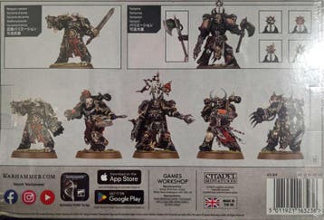 Chaos Space Marines Chosen (Warhammer 40.000 nieuw), Hobby en Vrije tijd, Ophalen of Verzenden, Nieuw