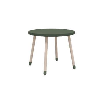 Flexa Dots Tafel Esdoornhout Groen - Kinderbureau, Ophalen of Verzenden, Zo goed als nieuw, Tafel(s)