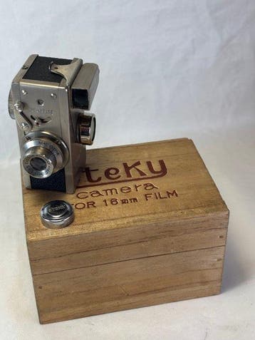 Riken Steky (1947) Nickel Plated + wood box + extra |, Nieuw