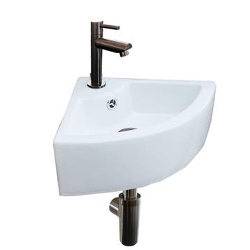 Sani Royal Keramische Fonteinset Cassa met Kraan,, Doe-het-zelf en Verbouw, Sanitair, Nieuw