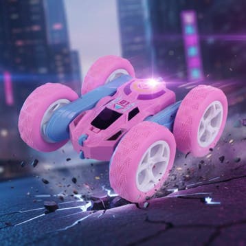 Nexar Bestuurbare Auto - RC Stunt Auto - 360° - Met LED, Ophalen of Verzenden, Zo goed als nieuw