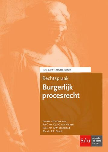 Rechtspraak Burgerlijk procesrecht 9789012402415, Verzenden, Zo goed als nieuw