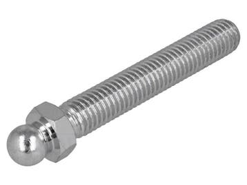 Stelvoet met kogelgewricht - M6 x 40mm - Gegalvaniseerd, Overige typen, Nieuw, Ophalen of Verzenden, Minder dan 50 mm