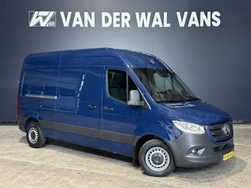 Zakelijke Lease |  Mercedes-Benz Sprinter 214 CDI 143pk 9G-T, Automaat, Stof, Gebruikt, Blauw