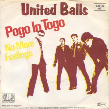 Single vinyl / 7 inch - United Balls - Pogo In Togo, Verzenden, Zo goed als nieuw, 7 inch, Rock en Metal