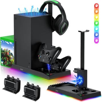 Xbox Series X Oplaadstation | 33% Korting | Koelventilator, Ophalen of Verzenden, Zo goed als nieuw, Overige typen, Xbox Series X