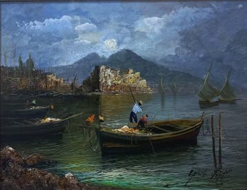 Guido Vuotto (1964) - Controluce a Mergellina (Napoli)