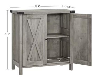 Boerderij Dressoir 80 cm – 2 Deuren & Verstelbare Plank, Verzenden, Nieuw