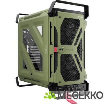 Corsair WARTHOG RS Performance Mid-Tower Case, Mil Green, Computers en Software, Verzenden, Nieuw