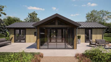 Mantelzorgwoning / recreatiechalet Nescio met serre, Tot en met 4