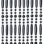 Vliegengordijn kralen grijs in 90x220cm en 100x240cm, Nieuw