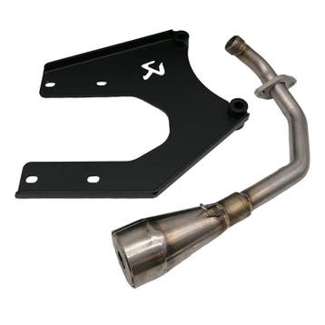 JM Tuning Voorbocht tbv Akrapovi Uitlaat - Vespa Sprint /, Ophalen of Verzenden, Nieuw