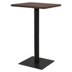 vidaXL Bistrotafel 78,5x78,5x107 cm donkeressenkleurig, Verzenden, Nieuw
