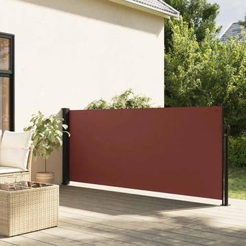 vidaXL Windscherm uittrekbaar 120x600 cm bruin, Tuin en Terras, Verzenden, Nieuw