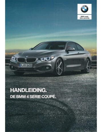 2018 BMW 4 SERIE COUPÉ INSTRUCTIEBOEKJE NEDERLANDS