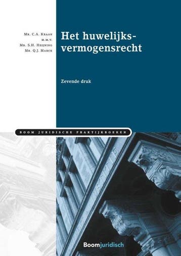 9789462902626 Boom Masterreeks  -   Het huwelijksvermogen..., Verzenden, Zo goed als nieuw, Kees Kraan