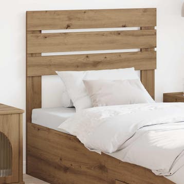 vidaXL Hoofdbord Artisan Eiken Bewerkt hout, Verzenden, Nieuw, Bruin, Hout