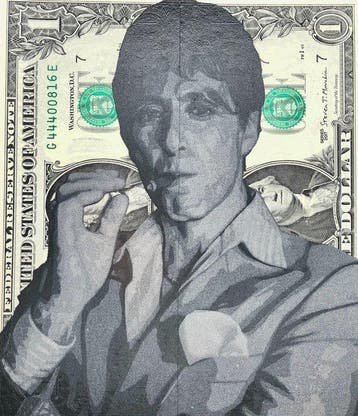 Lee Henderson - Scarface Al Pacino, Antiek en Kunst