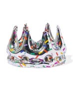HEMA Folieballon kroon 20cm confetti, Hobby en Vrije tijd, Feestartikelen, Verzenden, Nieuw