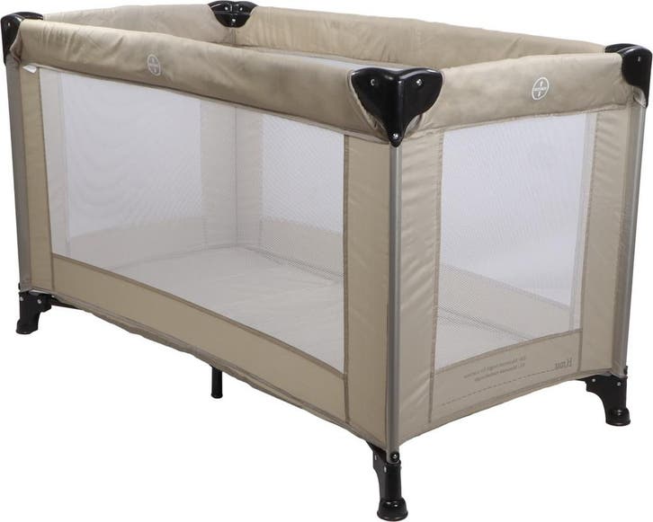 MamaLoes Soof Beige Campingbed, Kinderen en Baby's, Babywiegjes en Ledikanten, Nieuw, Verzenden