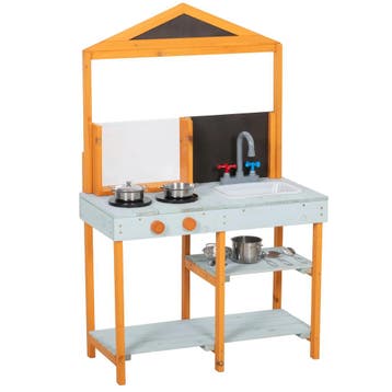 Modderkeuken Kinderen Buitenspeelkeuken Hout Met Fornuis Afn, Verzenden, Nieuw