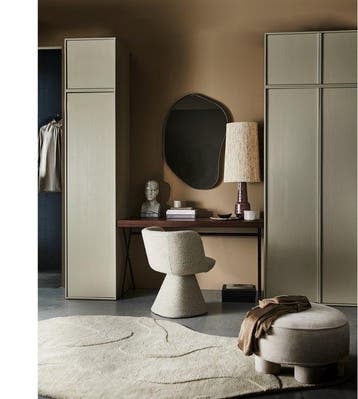 WOOOD Romee Organische Spiegel - Metaal - Zwart - 100x70x4, Verzenden, Nieuw