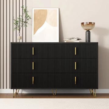 Buffetkast met 6 Lades – Modern Dressoir 120×77×40 cm, Verzenden, Nieuw
