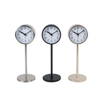 Klok decoratief metaal tafelklok 8x van €11,99 voor €5,99, Ophalen of Verzenden, Nieuw