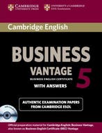 9781107606937 Camb English Busi 5 Vantage Self-study, Boeken, Schoolboeken, Verzenden, Zo goed als nieuw, Cambridge ESOL