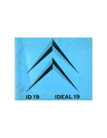 1962 CITROEN ID 19 INSTRUCTIEBOEKJE NEDERLANDS, Auto diversen, Handleidingen en Instructieboekjes