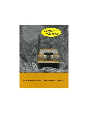 1962 LAND ROVER SERIES IIA BROCHURE ENGELS, Boeken, Nieuw, Author