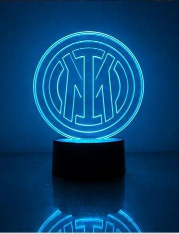 Led lamp Inter Milaan, Kunststof, Overige merken, Meerkleurig, Ophalen of Verzenden