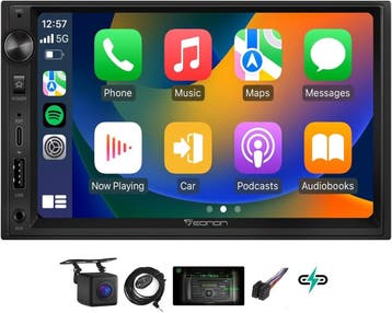 Autoradio 2-DIN 7 QLED | Draadloos CarPlay | 35% Korting, Ophalen of Verzenden, Zo goed als nieuw