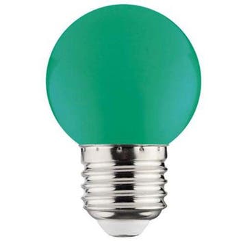 LED Lamp - Romba - Groen Gekleurd - E27 Fitting - 1W, Ophalen of Verzenden, Nieuw, Overige materialen