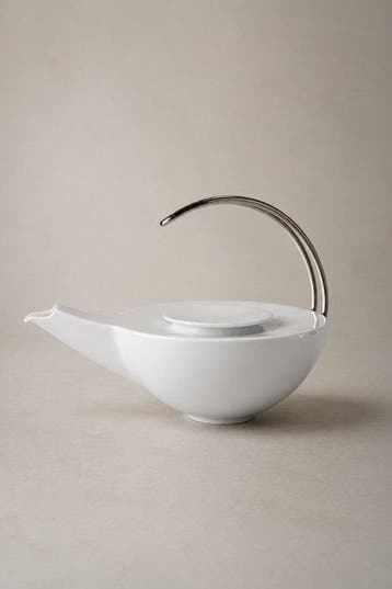 Royal Copenhagen - Theepot - White Plain Serie - Porselein,