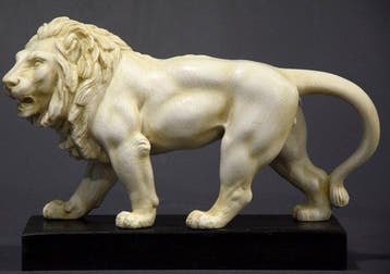 Figuur - Leone - Handmatig gevormd marmer