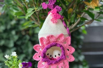 Haakpatroon Vogelhuisje met bloemen en vogeltjes - schatti, Ophalen of Verzenden, Nieuw