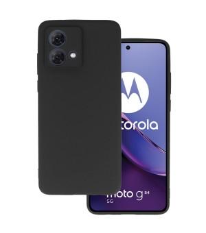 Silicone Case - Motorola Moto G84 - Zwart (Hoesjes), Telecommunicatie, Mobiele telefoons | Hoesjes en Frontjes | Overige merken
