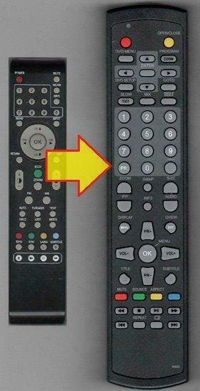 Xyron 42ECO81 afstandsbediening ALTERNATIEF, Audio, Tv en Foto, Afstandsbedieningen, Verzenden