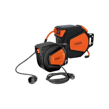 -SALE- SP Tools combi haspelset 15m, Doe-het-zelf en Verbouw, Elektra en Kabels, Verzenden, Nieuw, Kabelhaspel