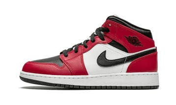 Jordan 1 Mid Chicago Black Toe (GS), Kleding | Heren, Schoenen, Nieuw