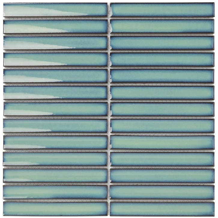 Wand Mozaïek Tegels Kitkat Factory Keramiek Aquamarijn -..., Doe-het-zelf en Verbouw, Tegels, 20 tot 40 cm, 20 tot 40 cm, 10 m² of meer