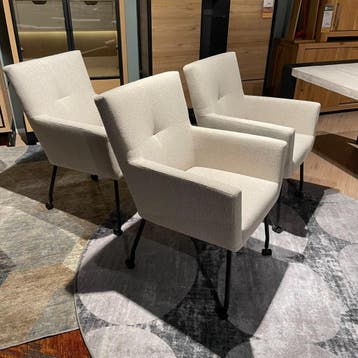 Mento Armstoel Set van 3 - IN.HOUSE, Ophalen of Verzenden, Nieuw, Modern, Drie