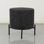 Frontseat Ludo poef, antraciet, 4-poot onderstel, Ophalen of Verzenden, Nieuw