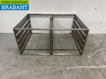 RVS Platenrek Regaal 8 x 1/1 GN 70 x 53 x 33 cm Horeca, Ophalen of Verzenden, Gebruikt