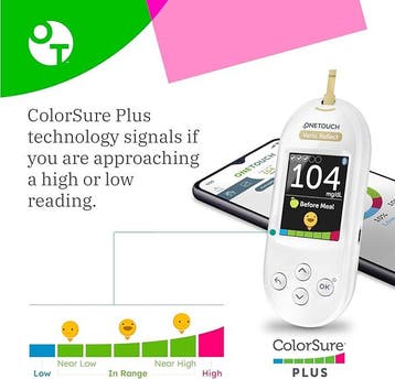 2dekans | OneTouch Verio Reflect Blood Glucose Meter - Blood, Ophalen of Verzenden, Zo goed als nieuw