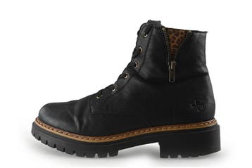 Rieker Veterboots in maat 42 Zwart, Verzenden, Zwart, Overige typen, Zo goed als nieuw