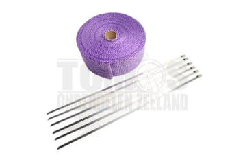 Uitlaat hitteband / heatwrap paars 5cm x 5 meter, Ophalen of Verzenden, Nieuw, DMP