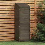 vidaXL Tuinschuur 55x52x174,5 cm massief vurenhout, Tuin en Terras, Tuinhuizen, Verzenden, Nieuw